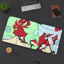 Load image into Gallery viewer, Panty &amp; Stocking with Garterbelt Panty Stocking With Garterbelt Mouse Pad (Desk Mat) On Desk
