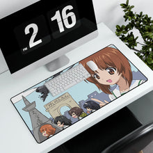 Load image into Gallery viewer, Girls und Panzer Mouse Pad (Desk Mat) With Laptop
