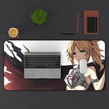 Load image into Gallery viewer, Fate/Apocrypha Saber Of Red Mouse Pad (Desk Mat) With Laptop
