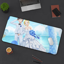 Load image into Gallery viewer, Summer Time Rendering Shinpei Ajiro, Ushio Kofune Mouse Pad (Desk Mat) On Desk
