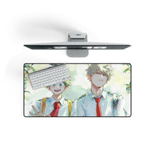 Load image into Gallery viewer, My Hero Academia Izuku Midoriya, Katsuki Bakugou Mouse Pad (Desk Mat) On Desk
