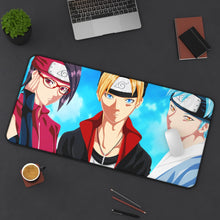 Load image into Gallery viewer, Sarada Uchiha Boruto Uzumaki Mouse Pad (Desk Mat) On Desk
