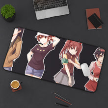 Load image into Gallery viewer, A Certain Scientific Railgun Mouse Pad (Desk Mat) On Desk
