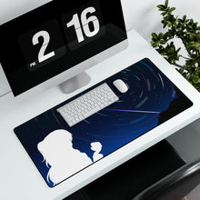 Load image into Gallery viewer, Nao Tomori white Mouse Pad (Desk Mat) With Laptop
