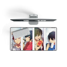 Load image into Gallery viewer, Free! Makoto Tachibana, Haruka Nanase Mouse Pad (Desk Mat) On Desk
