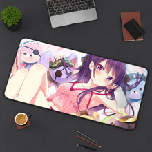 Load image into Gallery viewer, Is The Order A Rabbit? Mouse Pad (Desk Mat) On Desk
