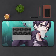 Load image into Gallery viewer, Sword Art Online Kazuto Kirigaya Mouse Pad (Desk Mat) With Laptop
