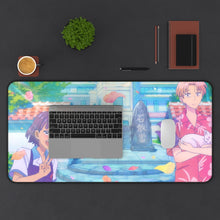Load image into Gallery viewer, Deji Meets Girl Mouse Pad (Desk Mat) With Laptop
