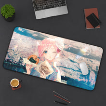 Load image into Gallery viewer, Anime Girl Mouse Pad (Desk Mat) On Desk
