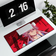 Load image into Gallery viewer, Yuno Gasai Mouse Pad (Desk Mat) With Laptop
