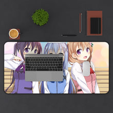 Load image into Gallery viewer, Is The Order A Rabbit? Mouse Pad (Desk Mat) With Laptop
