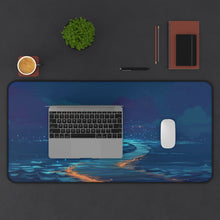 Load image into Gallery viewer, Anime Girl Mouse Pad (Desk Mat) With Laptop
