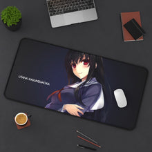 Load image into Gallery viewer, Saekano: How To Raise A Boring Girlfriend Mouse Pad (Desk Mat) On Desk
