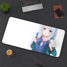 Load image into Gallery viewer, EroManga-Sensei Mouse Pad (Desk Mat) On Desk
