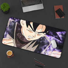 Load image into Gallery viewer, Black Goku Mouse Pad (Desk Mat) On Desk
