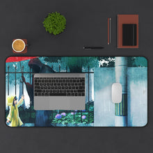 Load image into Gallery viewer, Anime Rain Mouse Pad (Desk Mat) With Laptop
