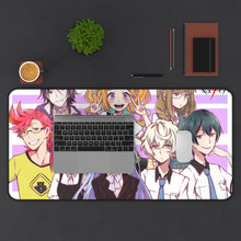 Load image into Gallery viewer, Kiznaiver Chidori Takashiro, Katsuhira Agata, Noriko Sonozaki, Niko Niiyama, Yoshiharu Hisomu Mouse Pad (Desk Mat) With Laptop
