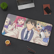 Load image into Gallery viewer, Kanojo mo Kanojo Mouse Pad (Desk Mat) On Desk

