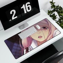 Load image into Gallery viewer, Inori Yuzuriha Mouse Pad (Desk Mat) With Laptop
