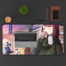 Load image into Gallery viewer, Laid-Back Camp Mouse Pad (Desk Mat) With Laptop

