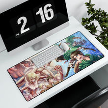 Load image into Gallery viewer, Anime Attack On Titan Mouse Pad (Desk Mat) With Laptop
