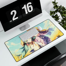 Load image into Gallery viewer, Hatsune Miku, Megurine Luka Mouse Pad (Desk Mat) With Laptop
