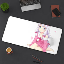 Load image into Gallery viewer, EroManga-Sensei Mouse Pad (Desk Mat) On Desk
