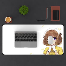 Load image into Gallery viewer, Mafuyu Hoshikawa Mouse Pad (Desk Mat) With Laptop
