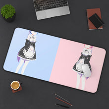 Load image into Gallery viewer, Ram Rem (Re:ZERO) Mouse Pad (Desk Mat) On Desk
