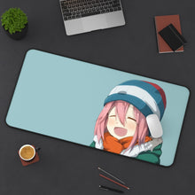 Load image into Gallery viewer, Laid-Back Camp Mouse Pad (Desk Mat) On Desk
