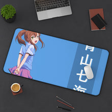 Load image into Gallery viewer, Aoyama Nanami Kanji 1920x1080 Mouse Pad (Desk Mat) On Desk
