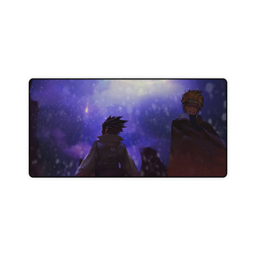 Naruto and Sasuke Mouse Pad (Desk Mat)
