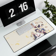 Load image into Gallery viewer, Aho Girl Yoshiko Hanabatake, Akuru Akutsu, Sayaka Sumino, Fuuki Iinchou Mouse Pad (Desk Mat) With Laptop

