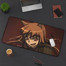 Load image into Gallery viewer, Spice And Wolf Mouse Pad (Desk Mat) On Desk
