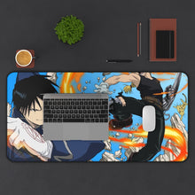 Load image into Gallery viewer, Full Metal Alchemist Roy Mustang VS Edward Elric Mouse Pad (Desk Mat) With Laptop

