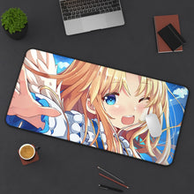 Load image into Gallery viewer, Happy filo Mouse Pad (Desk Mat) On Desk
