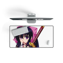 Load image into Gallery viewer, Omamori Himari Mouse Pad (Desk Mat) On Desk
