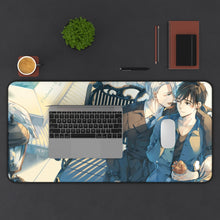 Load image into Gallery viewer, Yuri!!! On Ice Victor Nikiforov, Yuuri Katsuki Mouse Pad (Desk Mat) With Laptop
