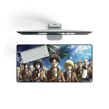 Load image into Gallery viewer, Eren yeager With Team Mouse Pad (Desk Mat) On Desk

