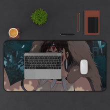 Load image into Gallery viewer, Princess Mononoke Mouse Pad (Desk Mat) With Laptop
