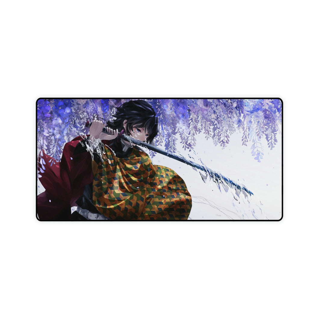Giyu Tomioka, Katana, Kimetsu no Yaiba, Mouse Pad (Desk Mat)