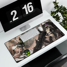 Load image into Gallery viewer, Black Rock Shooter Mouse Pad (Desk Mat)
