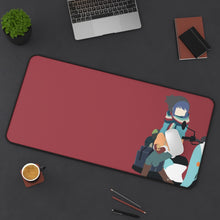 Load image into Gallery viewer, Laid-Back Camp by Mouse Pad (Desk Mat) On Desk
