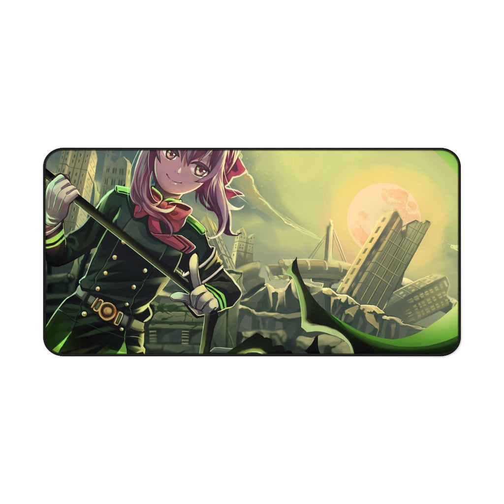 Shinoa Green Moon Mouse Pad (Desk Mat)