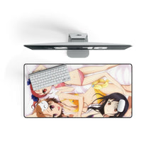 Load image into Gallery viewer, Accel World Kuroyukihime, Chiyuri Kurashima, Kouzuki Yuniko Mouse Pad (Desk Mat) On Desk
