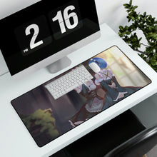 Load image into Gallery viewer, Ram, Rem, Anime, Girl, Maid, Re:Zero, Mouse Pad (Desk Mat)
