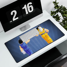 Load image into Gallery viewer, Goku and Vegeta fist bump Mouse Pad (Desk Mat) With Laptop
