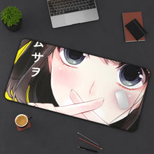 Load image into Gallery viewer, Love and Lies Mouse Pad (Desk Mat) On Desk
