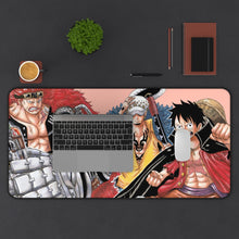 Load image into Gallery viewer, One Piece Monkey D. Luffy Mouse Pad (Desk Mat) With Laptop
