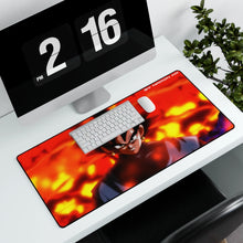 Load image into Gallery viewer, Black Goku Mouse Pad (Desk Mat) With Laptop
